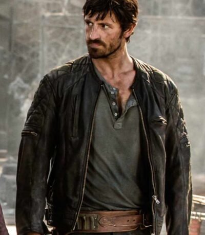 Eoin Macken Resident Evil The Final Chapter Quilted Leather Jacket