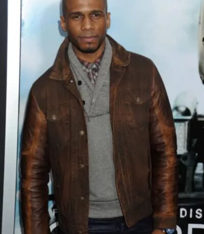 Eric West Chappie Brown Leather Jacket
