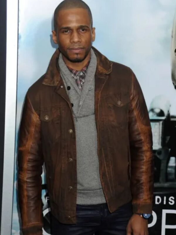 Eric West Chappie Brown Leather Jacket