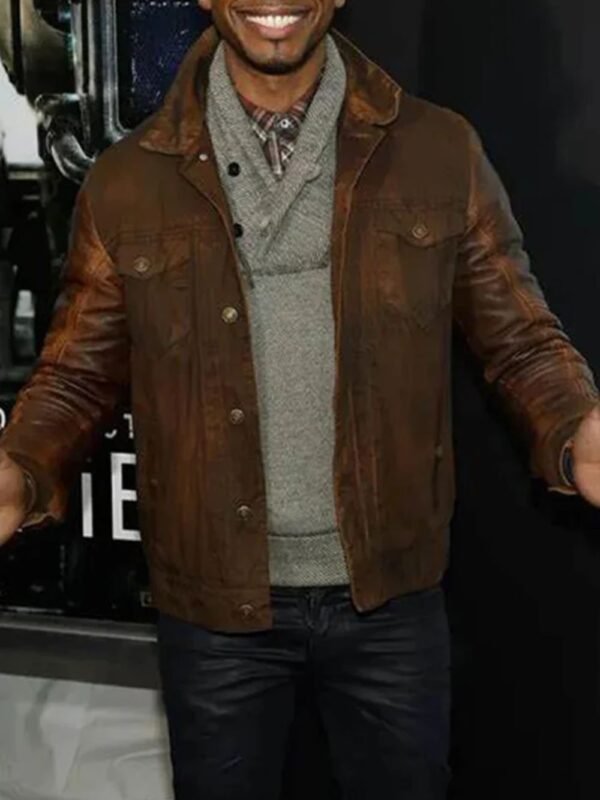 Eric West Chappie Brown Leather Jacket