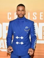 Eric West Top Gun 2 New York Premiere Navy Blue Suit
