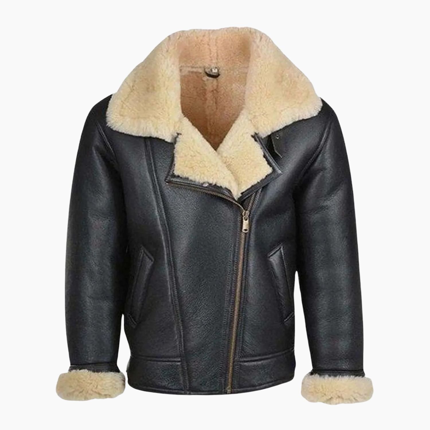 Erik Shearling Black Sheepskin Leather Jacket Erik Shearling Black Sheepskin Leather Jacket