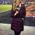 Erin Andrews Purple Puffer Coat