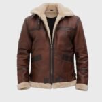 Erin-SF Bomber Shearling Brown Jacket