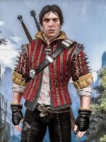 Eskel Red Jeans Jacket The Witcher Season 3