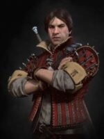 Eskel Red Jeans Jacket The Witcher Season 3