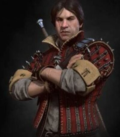 Eskel Red Jeans Jacket The Witcher Season 3