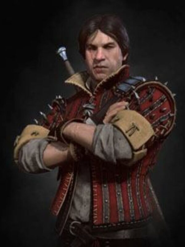 Eskel Red Jeans Jacket The Witcher Season 3
