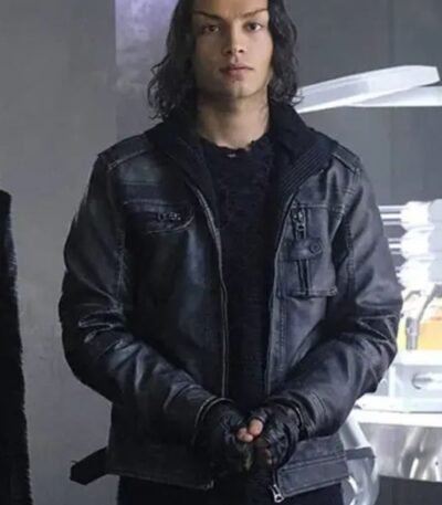 Evan Evagora Star Trek Picard Elnor Leather Jacket