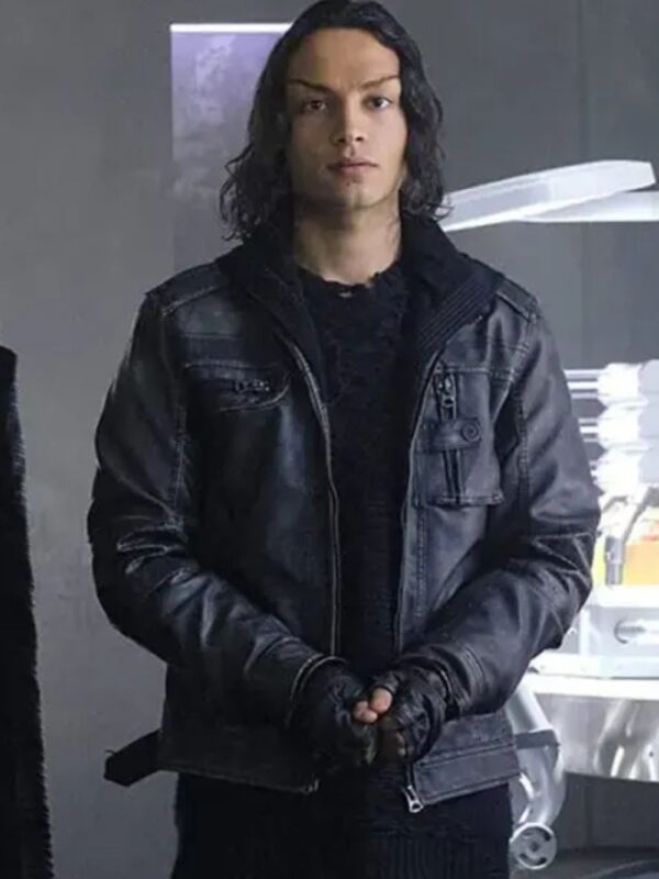 Evan Evagora Star Trek Picard Elnor Leather Jacket
