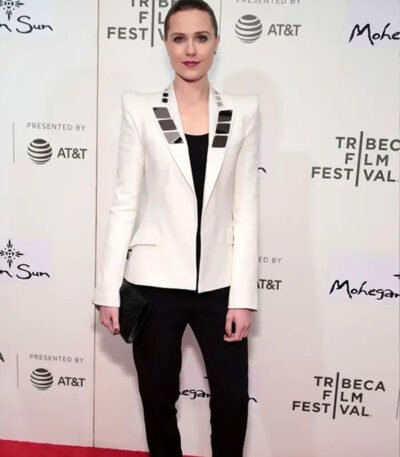 Evan Rachel Wood Westworld Event White Blazer