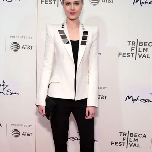 Evan Rachel Wood Westworld Event White Blazer