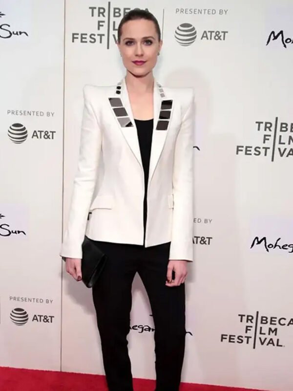 Evan Rachel Wood Westworld Event White Blazer