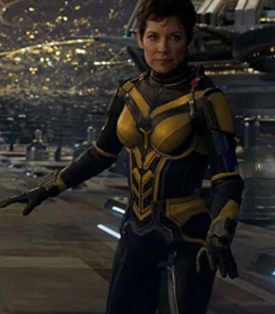 Evangeline Lilly Hope Ant-Man and the Wasp Quantumania New Yellow Costume Jacket