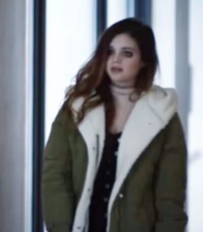 Every Breath You Take Lucy Shearling Hooded Coat