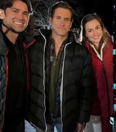 Everything Christmas 2023 Matt Wells Black Puffer Jacket