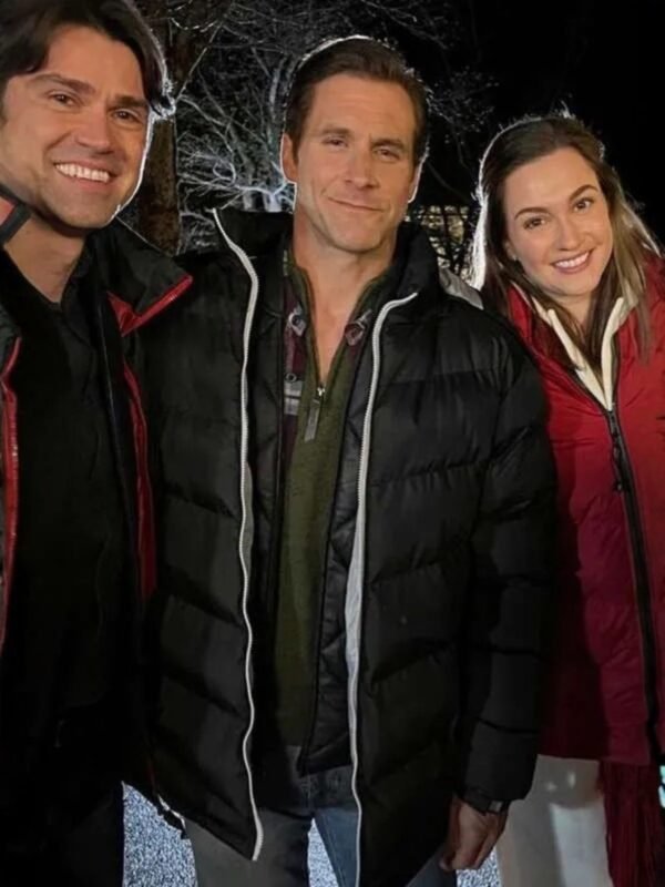 Everything Christmas 2023 Matt Wells Black Puffer Jacket