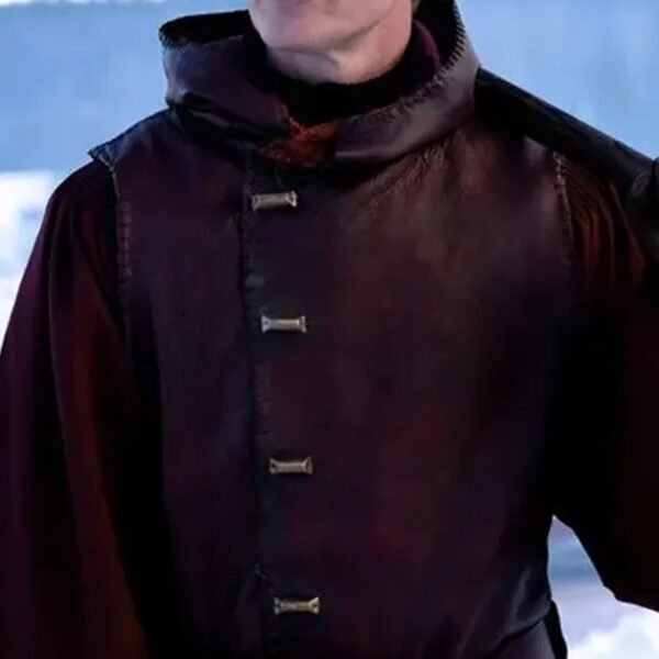 Ewan Wynonna Earp Sleeveless Leather Coat