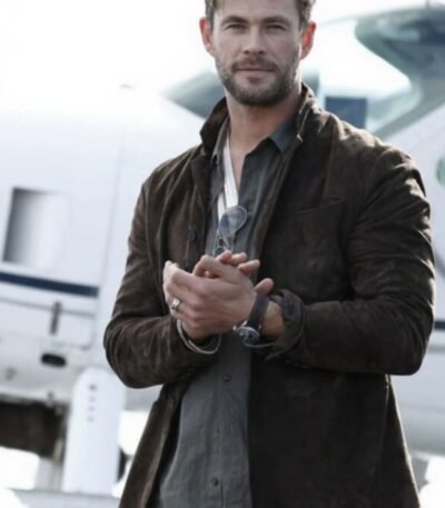 Extraction 2 Chris Hemsworth Brown Leather Jacket
