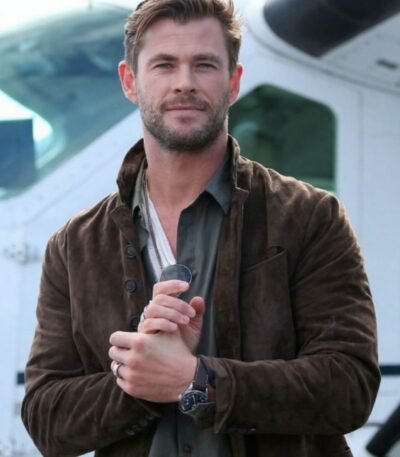 Extraction 2 Chris Hemsworth Brown Leather Jacket