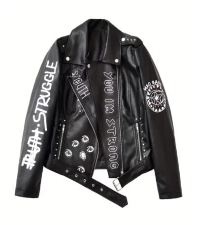 Eye Dare You Leather Jacket