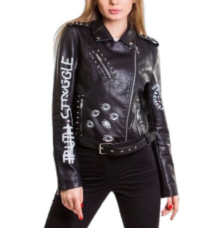 Eye Dare You Leather Jacket