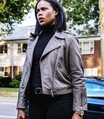 FBI Most Wanted S03 Sheryll Barnes Grey Biker Jacket