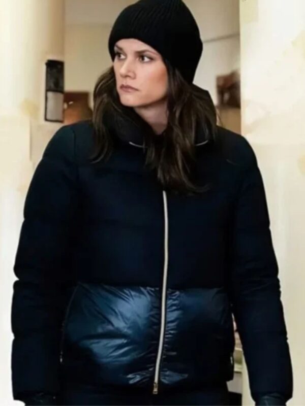 FBI Season 06 Maggie Bell Black Puffer Jacket
