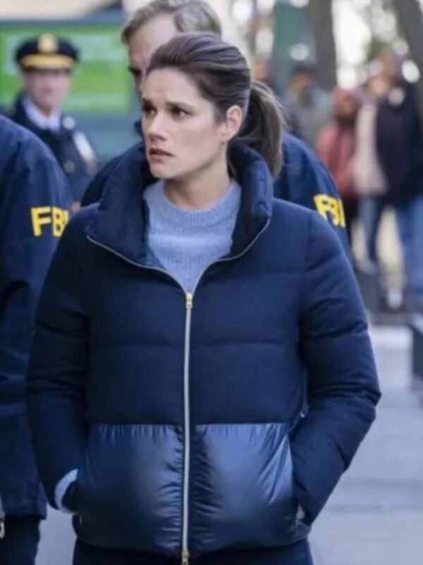 FBI Season 06 Maggie Bell Black Puffer Jacket