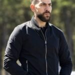FBI Season 06 Omar Adom Zidan Black Bomber Jacket