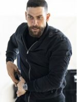 FBI Season 06 Omar Adom Zidan Black Bomber Jacket