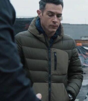 FBI Season 06 Stuart Scola Green Puffer Jacket