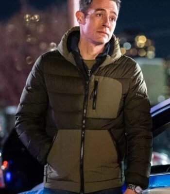 FBI Season 06 Stuart Scola Green Puffer Jacket