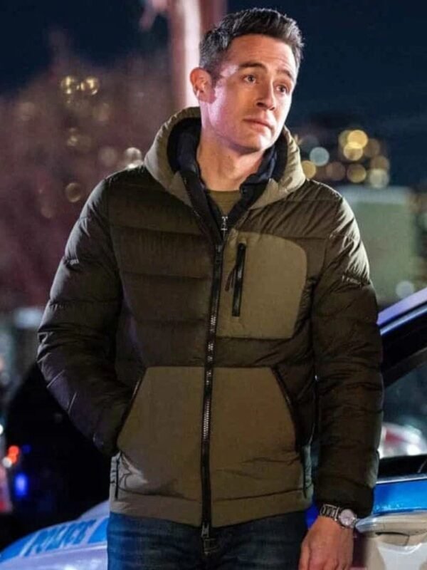 FBI Season 06 Stuart Scola Green Puffer Jacket