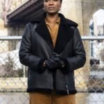 FBI Season 06 Tiffany Wallace Shearling Leather Jacket
