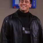 FRIENDS S07 Joey Tribbiani Black Leather Jacket