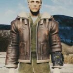 Fallout 4 Brown Bomber Leather Jacket