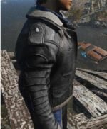Fallout 4 Brown Bomber Leather Jacket