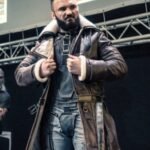 Fallout 4 Elder Distress Maxson Brown Leather Coat