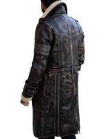 Fallout 4 Elder Distress Maxson Brown Leather Coat