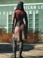 Fallout 4 Piper Brown Leather Trench Coat