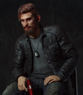 Far Cry 5 Jacob Seed Black Leather Jacket