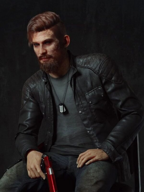 Far Cry 5 Jacob Seed Black Leather Jacket