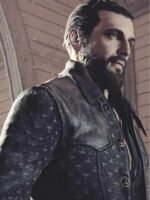 Far Cry 5 John Seed Long Leather Coat
