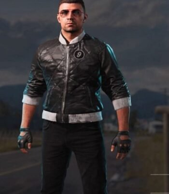 Far Cry 5 Viper 9 Black Bomber Leather Jacket