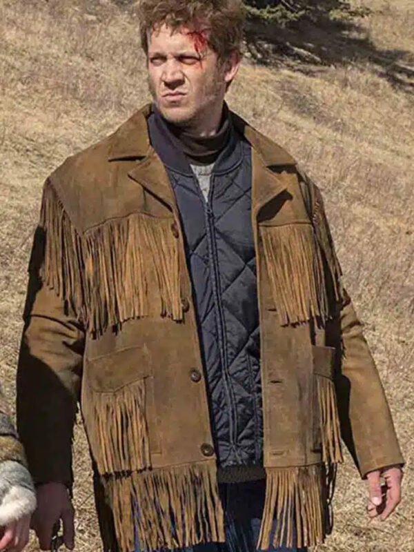 Fargo Mr Wrench Cowboy Brown Fringe Leather Jacket