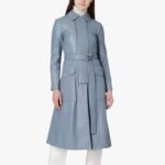 Fate The Winx Saga Farah Dowling Regent Gray Leather Coat