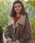 Fate The Winx Saga S2 Flora Shearling Jacket