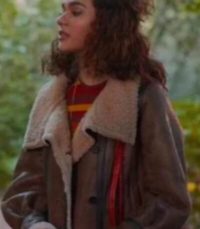 Fate The Winx Saga S2 Flora Shearling Jacket