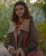 Fate The Winx Saga S2 Flora Shearling Jacket